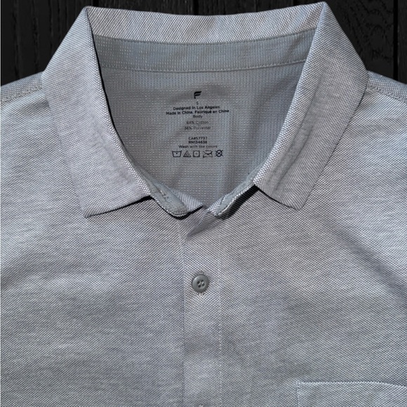 Fabletics The Dash Long Sleeve Gray Button-Up Shirt | Men’s Size Small | NWT - Picture 6 of 10